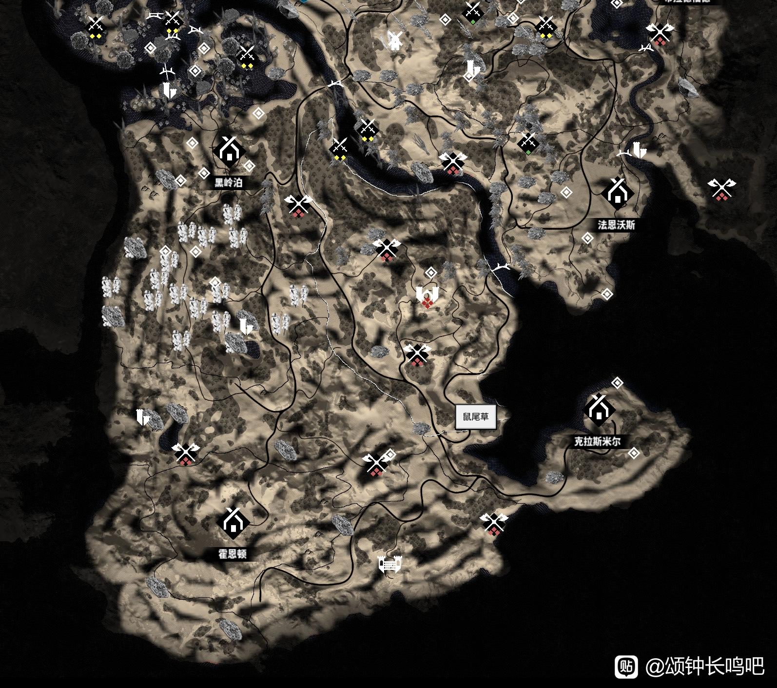 《颂钟长鸣》游戏地图上有什么重要地点